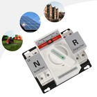 Dual Power Automatic Transfer Switch Ac-33ib 2p 63a 110v Toggle
