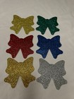 Arts   Crafts Foam Sticker Shapes 6 Count Glitter Bows