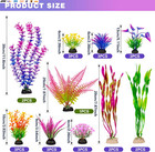 Fish Tank Artificial Plastic Plants Decorations Large Aquarium Decor Betta Goldf