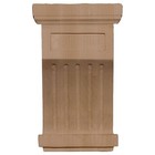 Ekena Millwork Cor04x04x07flrw Fluted Wood Corbels  4 1 4 w X 4 1 4 d X 7 h     