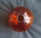 Late 19th Century Amber Glass Target Ball