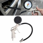 Tire Inflator With Pressure Gauge 0-220psi Dial Wheel Air Tire Pressure Gaug