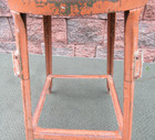 Vintage Rustic Industrial Machine Age Metal Utility Kitchen Bar Stool Seat