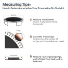 Trampoline Replacement Mat 72v-ring For 14  Trampoline Frame 7  Spring Closeout