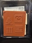 Stampin Up Stamp Set Of 4 Pretty Postage 2011 Summer Mini Collection New