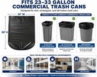 30-33 Gallon Trash Bags Black Garbage Bag Can Liners 250 Count Garbage Bags    