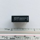12vdc Spdt  1 Form C  Dip Reed Relay  Meder Electronic  Dip12-1c90-51f