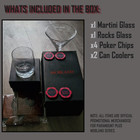 Mobland Paramount  Vip Promo Box Set    Season 2 Exclusive Martini Rocks Glasses
