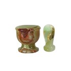 Mini Mortar And Pestle Set - 2 5  Marble Stone Grinder With Polished Bowl