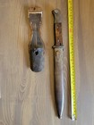 Rare  Double Edged Ww2 German K98  ab  Bayonet W org  Sheath   Frog