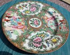 Chinese Famille Rose Medallion Porcelain Plate 8 1 4  Hand Painted