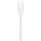 Disposable Plastic White Use Forks For Restaurants  Delis  Party 1000ct