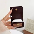 For Apple Airpods 4th 3rd Pro 2 Case Mini Bag Shockproof Pu Leather Luxury Cover