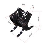 Rippa Grabber Attachment For 1 Ton -1 5tons Mini Excavator Small Digger