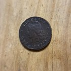 1896 Argentina 2 Centavos Copper Coin Liberty Cap Sun Republica Argentina