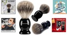 Black 100  Badger Hair Shaving Brush For A Luxurious Grooming Experience