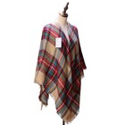 Women s Cozy Tartan Scarf Wrap Shawl Neck Stole Warm Plaid Checked Pashmina
