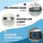 Shower Caddy Shelf Bathroom Corner Bath Storage Holder Organizer Triangular Rack