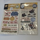 Christmas Foam Craft Lot - 12 Kids Ornaments Magnets Frames Garland Stickers New