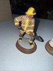 4 Vanmark Red Hats Of Courage Firefighter Figurines