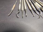 Lot Of 10 Vintage Steel Dental Tools  Picks   Hu-friedy And More