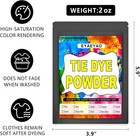 Black Tie Dye Powder  Vibrant Fabric Dye For Cotton 2 Oz