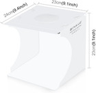 Mini Light Box  9  Photography Table Top Light Box 20 Led Portable Photo Studio