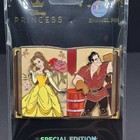 Disney Storybook Beauty And The Beast Belle Gaston Book Palm Pink A La Mode Pin