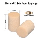 Mack   s Thermafit Soft Foam Earplugs  40 Pair - Comfortable Ear Plugs For Slee   
