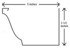 5 Inch Quick Screw Hidden Gutter Hanger With Clip 25 Pack