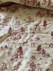 Pottery Barn Kids Chris Loves Julia Red Toile Christmas Tree Skirt Nwot Open Box
