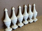 Lot Of 6 New Maple Wood Finial Unfinished For Clock  Bed Or Furniture  Finial