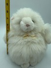 Russ Berrie Fluff Kitty Cat Kitten Stuffed Plush  6479 White Fluffy 8  Blue Eyes