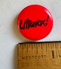 Vintage Ultravox  Pin Pinback Button Badge Debut Album 1977 New Wave John Foxx