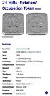 1 1 2 Cent State Of Illinois Retailers Occupation Token Lot Of 4 Dept Of Finance