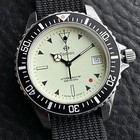 Zodiac Vintage Full Lume Red Point Red Dot 113 21 07 Pro Night Diver Swiss