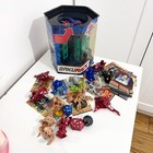 Bakugan Blue Bakurack Spinning Case   Lot Of 17 Bakugans   Lot Cards To Play