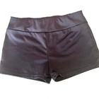 Freestyle By Danskin Girls Dance Cheer Athletic Black Shorts Size 7 8  medium 
