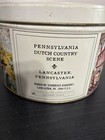 Vintage Pennsylvania Dutch Country Scene Anderson Bakeries Tin Container