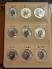 Complete Set Of Australian Kangaroo Silver 1 Oz Coins 1993-2025 In Dansco Album