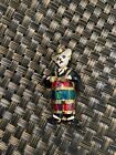 Vintage Gold Enamel Clown Collectible Pin Brooch Rare Qty       