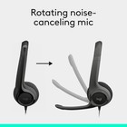 Logitech H390 Usb Headset With Noise-canceling Microphone For Gaming  Meetings