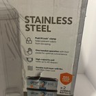 Diaper Genie Select Infant Pail White  Stainless Steel  Original Box Is Broken 