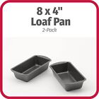 Set Of 2 Medium Non-stick 8    X 4    Bread Loaf Pans     Loaf Bread Pan For Baking  S