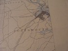 Vintage Original Map 1898 Maine-new Hampshire Dover Sheet Aprox 22 X 18  