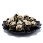 20pcs Miniature Skull Heads Halloween Skeleton Figurines Statue