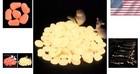 Orange Garden Pebbles  Glowing Water Fish Tank