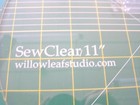 6 Pc Set 1 4  Thick Longarm Acrylic Circle Rulers Odd Number Size Sew Clear 1479