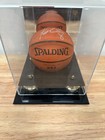Kobe Bryant Signed Mini Spalding Basketball W  Display - Coa  The Score Board