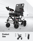 Used Intelligent Lightweight Foldable Electric Wheelchair All Terrain Fda Senior